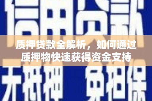 望谟质押贷款全解析，如何通过质押物快速获得资金支持