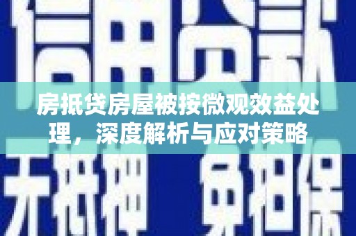 克孜勒苏柯尔克孜房抵贷房屋被按微观效益处理，深度解析与应对策略