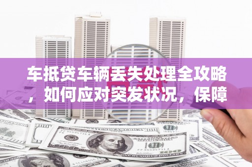 青神车抵贷车辆丢失处理全攻略，如何应对突发状况，保障自身权益