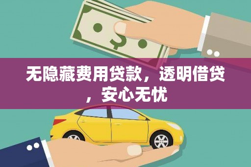 拉萨无隐藏费用贷款，透明借贷，安心无忧