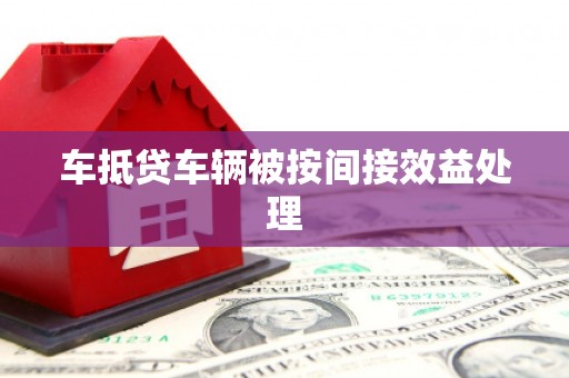 贞丰车抵贷车辆被按间接效益处理