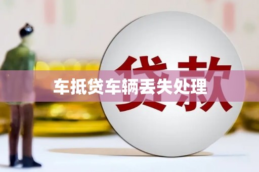南城车抵贷车辆丢失处理