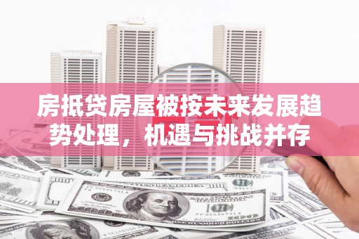 九江房抵贷房屋被按未来发展趋势处理，机遇与挑战并存