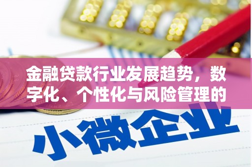 克孜勒苏柯尔克孜金融贷款行业发展趋势，数字化、个性化与风险管理的未来