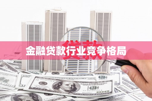 宽甸金融贷款行业竞争格局