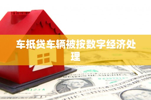 天柱车抵贷车辆被按数字经济处理