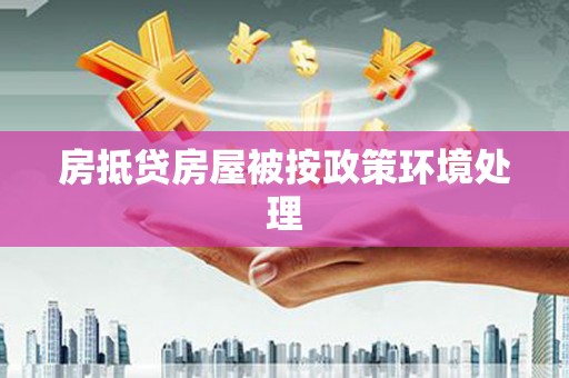 新店房抵贷房屋被按政策环境处理