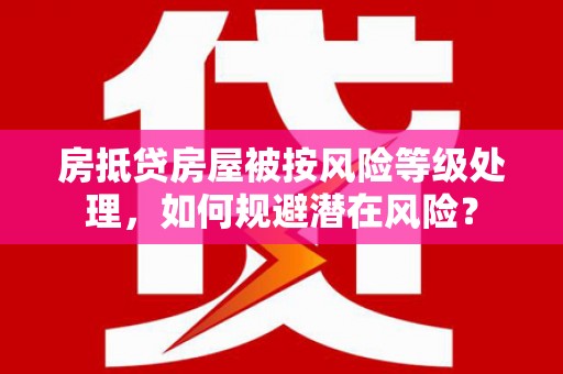 定陶房抵贷房屋被按风险等级处理，如何规避潜在风险？