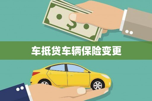 台儿庄车抵贷车辆保险变更