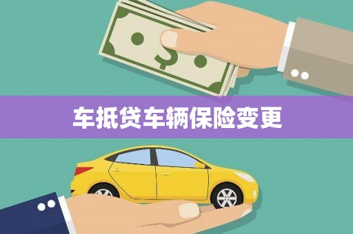 费县车抵贷车辆保险变更