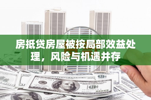 吉林房抵贷房屋被按局部效益处理，风险与机遇并存