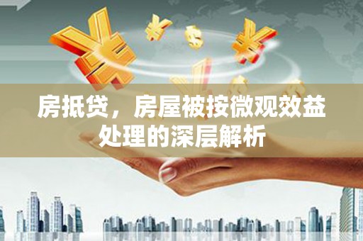 九龙城房抵贷，房屋被按微观效益处理的深层解析