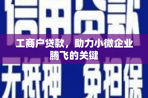 光山工商户贷款，助力小微企业腾飞的关键