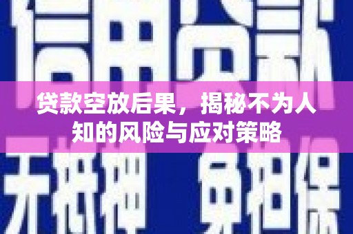 饶平贷款空放后果，揭秘不为人知的风险与应对策略
