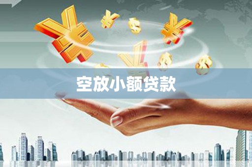 金堂空放小额贷款