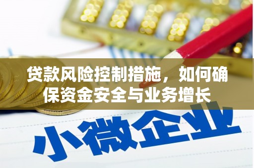 裕民贷款风险控制措施，如何确保资金安全与业务增长