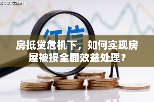 乐业房抵贷危机下，如何实现房屋被按全面效益处理？