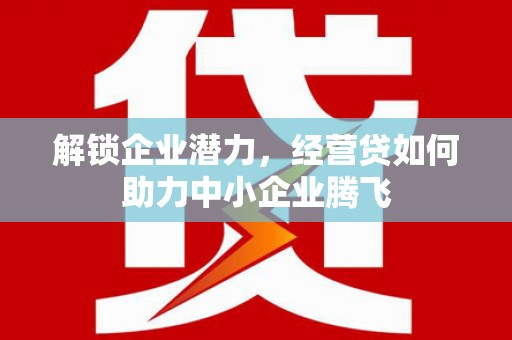 克孜勒苏解锁企业潜力，经营贷如何助力中小企业腾飞