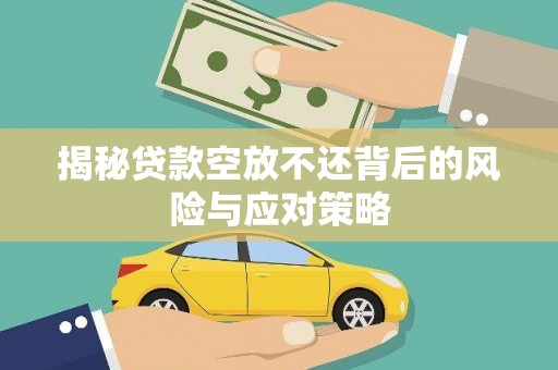 双江揭秘贷款空放不还背后的风险与应对策略