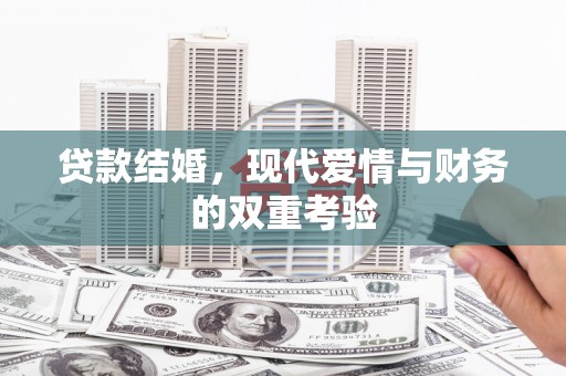 文圣贷款结婚，现代爱情与财务的双重考验