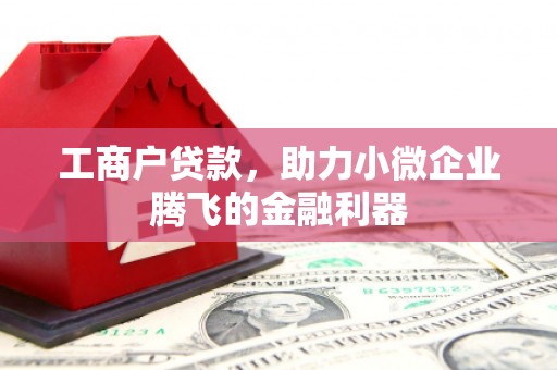 北海工商户贷款，助力小微企业腾飞的金融利器