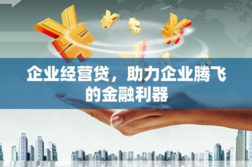 麻城企业经营贷，助力企业腾飞的金融利器