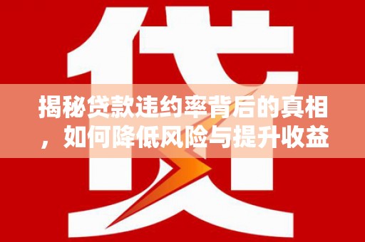 当阳揭秘贷款违约率背后的真相，如何降低风险与提升收益
