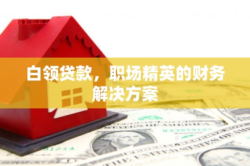 浦城白领贷款，职场精英的财务解决方案