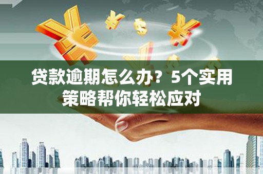 溪州贷款逾期怎么办？5个实用策略帮你轻松应对