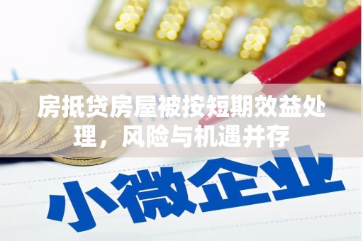 英吉沙房抵贷房屋被按短期效益处理，风险与机遇并存