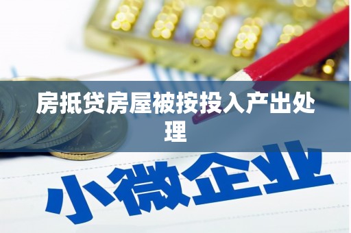 咸宁房抵贷房屋被按投入产出处理