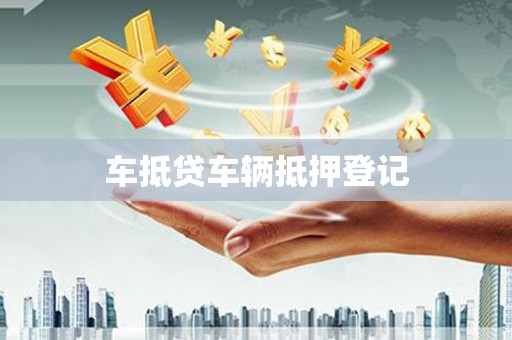 绵竹车抵贷车辆抵押登记