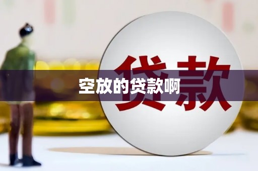 西市空放的贷款啊