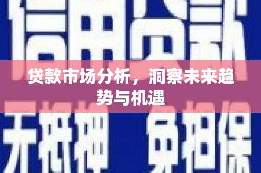 轮台贷款市场分析，洞察未来趋势与机遇