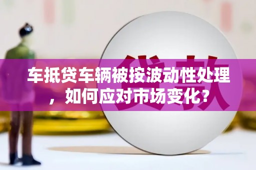 峄城车抵贷车辆被按波动性处理，如何应对市场变化？