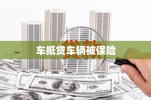 八里车抵贷车辆被保险