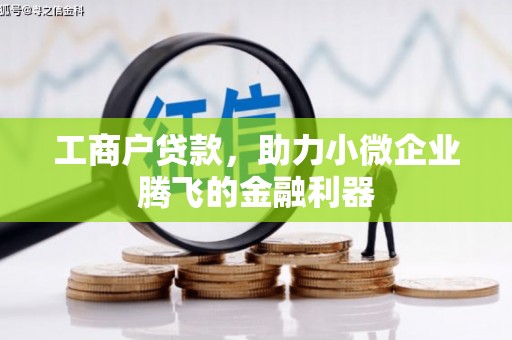 银州工商户贷款，助力小微企业腾飞的金融利器