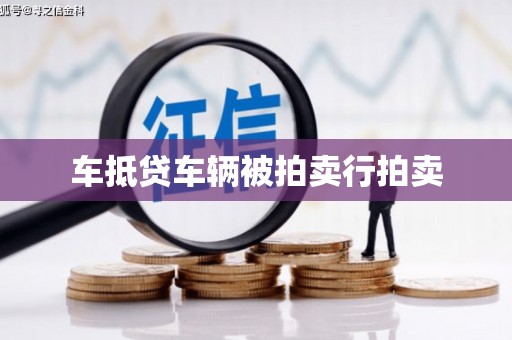 泉港车抵贷车辆被拍卖行拍卖