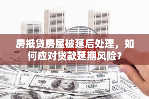 磁县房抵贷房屋被延后处理，如何应对贷款延期风险？