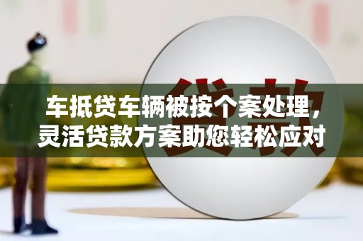 靖江车抵贷车辆被按个案处理，灵活贷款方案助您轻松应对资金需求