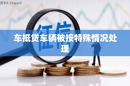平利车抵贷车辆被按特殊情况处理
