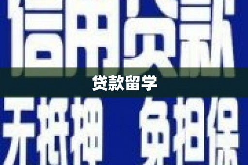 阜阳贷款留学