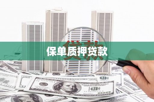 吉利保单质押贷款