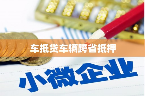 嫩江车抵贷车辆跨省抵押