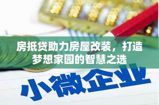 仲巴房抵贷助力房屋改装，打造梦想家园的智慧之选