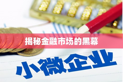 柳河揭秘金融市场的黑幕