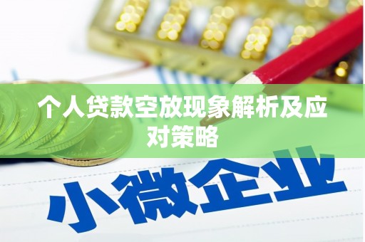 纳溪个人贷款空放现象解析及应对策略