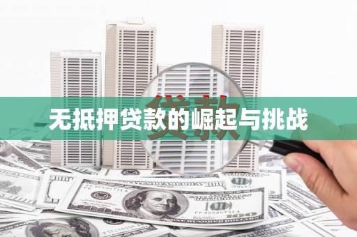 乐陵无抵押贷款的崛起与挑战