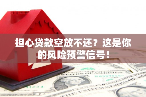 盱眙担心贷款空放不还？这是你的风险预警信号！